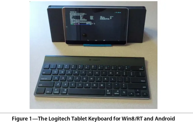 Figure 1—The Logitech Tablet Keyboard for Win8/RT and Android