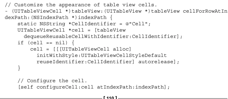 table view. The section's message is passed to the  (as it contains the entities retrieved on the basis of fetch request) and its count is returned.