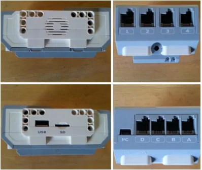 Figure 1-2. The other sides of the EV3 Brick