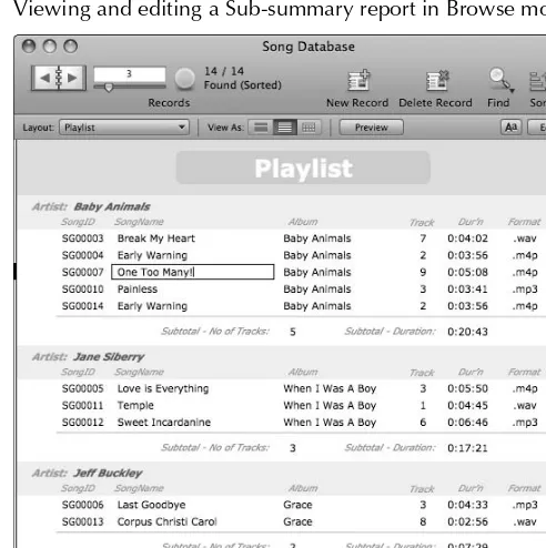 Table View dialog appears, as shown in Figure 4.7.