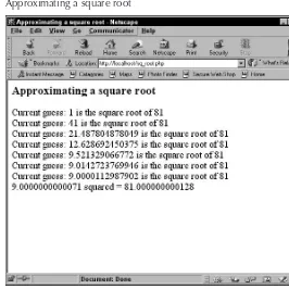 FIGURE 5-2Approximating a square root