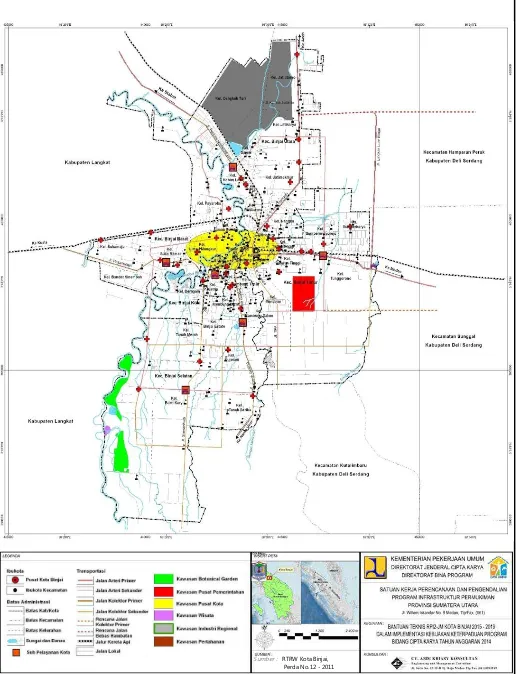 Gambar 5.4. Peta Kawasan Strategis Kota (KSK), RTRW Kota Binjai 2011-2030 