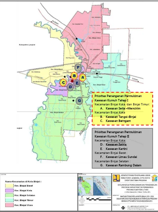 Gambar 7.4. Peta Identifikasi Prioritas Penanganan Kawasan Kumuh Kota Binjai  