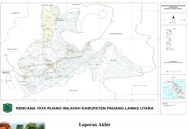 Gambar 3.2 Peta Rencana Kawasan Strategis Kabupaten Padang Lawas Utara 