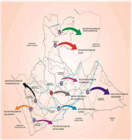 Gambar 3.4   Rencana Pengembangan Wilayah Ibukota Kecamatan (IKK) 