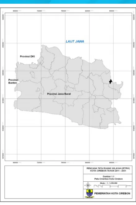 Gambar 2.1Peta Orientasi Kota Cirebon