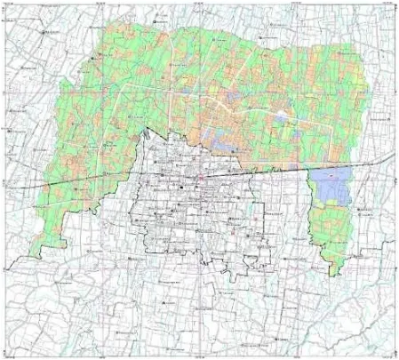 Gambar 4. 3 Peta Wilayah Perkotaan Kabupaten Sleman