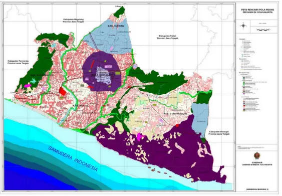 Gambar 3. 4  Pola Ruang D.I. Yogyakarta Sumber: RTRW DIY 2009-2029 