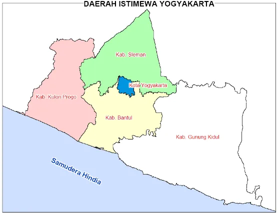 Gambar 4.1Posisi Kabupaten Kulon Progo 