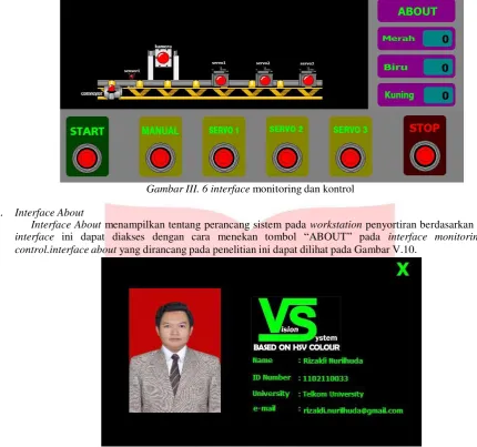 Gambar III. 7 Interface About 