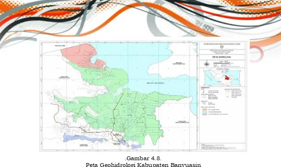 Gambar 4.8.Peta Geohidrologi Kabupaten Banyuasin