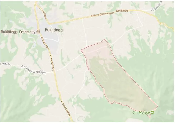 Gambar 1. Wilayah Nagari Bukik Batabuah  