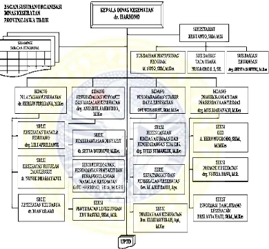  Gambar 2.1Bagan Susunan Struktur Organisasi                                                    