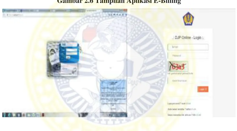 Gambar 2.6 Tampilan Aplikasi E-Billing 