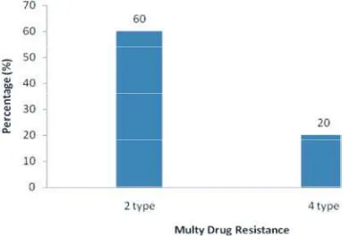 Table 1: The results of sensitivity test of E. coli O157: H7 isolates against various antibiotics 