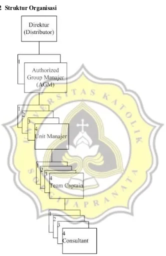Gambar 2 Struktur Organisasi PT. Bumi Manunggal Kharisma 