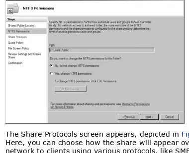 Figure 3-8. The Share Protocols page