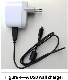 Figure 4—A USB wall charger