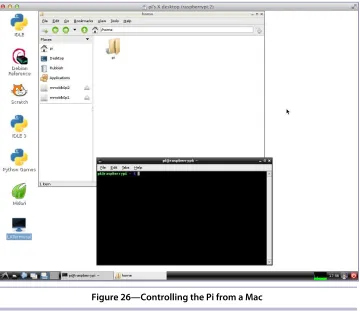 Figure 26—Controlling the Pi from a Mac