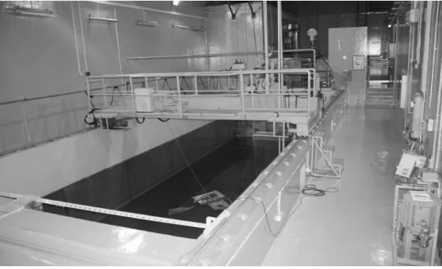 Gambar 2.  Fasilitas ISSF jenis basah atau kolam di BATAN-Serpong 