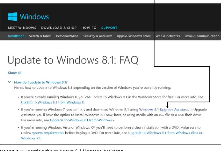 FIGURE 1-3 Results of the Windows 8.1 Upgrade Assistant can help you determine compatibility