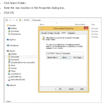 FIGURE 1-18 Indicate whether to copy existing files from the old location to the new one
