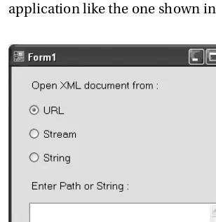 Figure 2-2. Opening an XML document