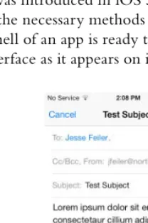 Figure 4.1 Sending email from your app