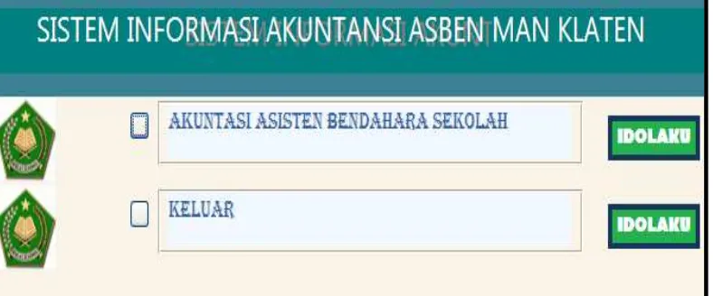 Gambar 1. Swicthboard Manager Bendahara Komite Sekolah 