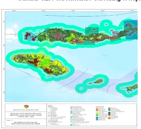 Gambar 3.2. Peta Rencana Pola Ruang W ilayah Provinsi NTT 