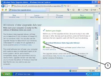 Figure 1.2. Saving the Windows Vista Upgrade Advisor to yourcomputer.