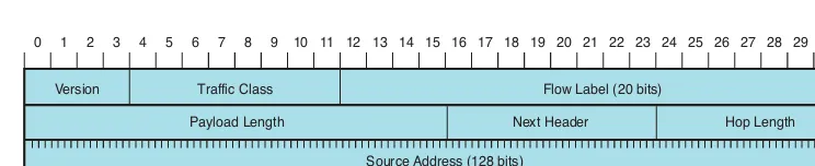 Figure 1-8 shows what the IPv6 header looks like.
