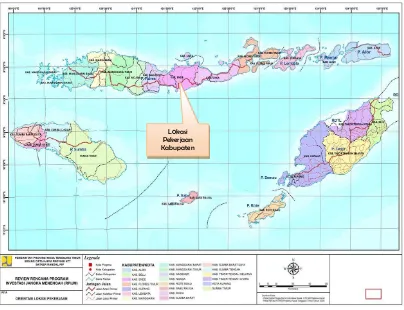 Gambar 1.2. Peta Wilayah Nusa Tenggara Timur 
