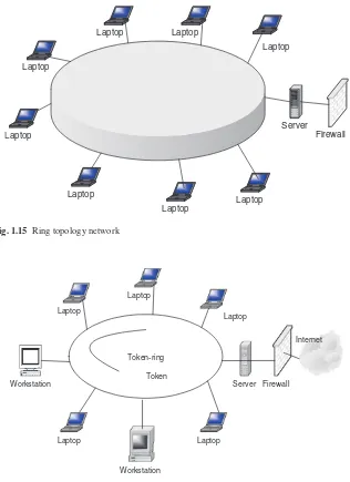 Fig. 1.15 Ring topology network