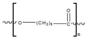 Gambar 1.StrukturPolikaprolakton (PCL) 