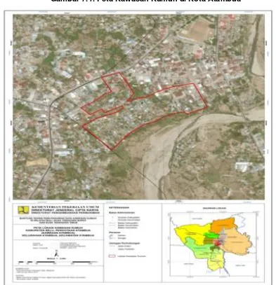 Gambar 7.1. Peta Kawasan Kumuh di Kota Atambua 
