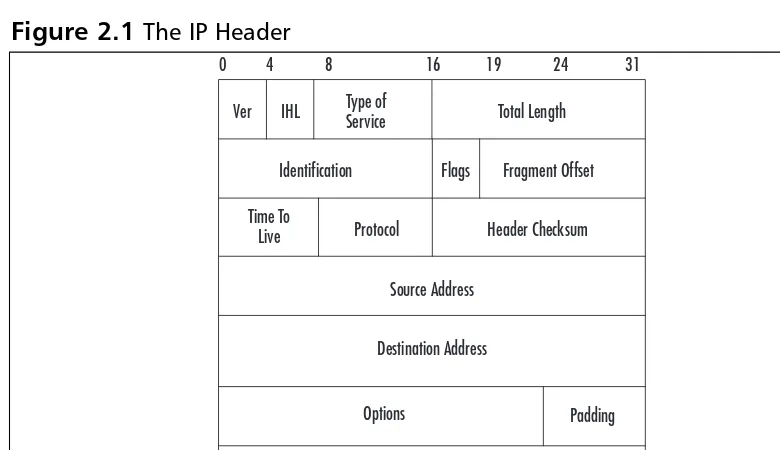 Figure 2.1 The IP Header