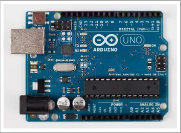 Figure 1-1. Basic board: the Arduino Uno. Photograph courtesy todo.to.it.