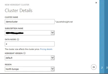 Figure 3-9. Customizing the cluster creation