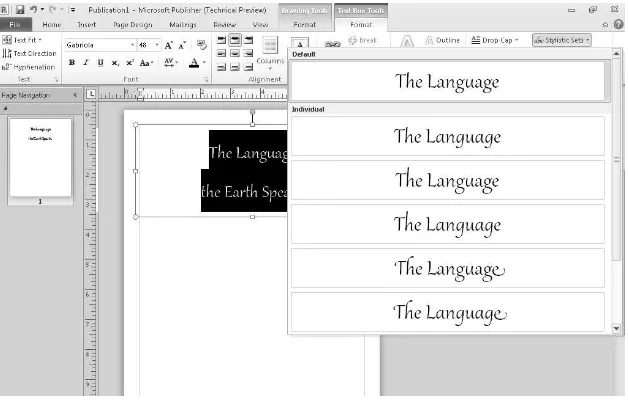 FIGURE 2-5 Fine-tuning fonts in Word 2010.