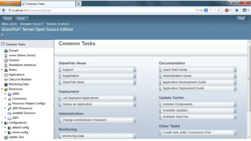 Figure 1-12. The GlassFish administration console