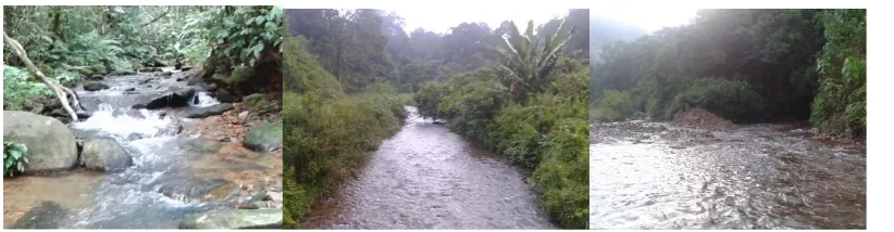 Gambar 2. Sungai Sarana, Sungai Kalan, Sungai Gomor 