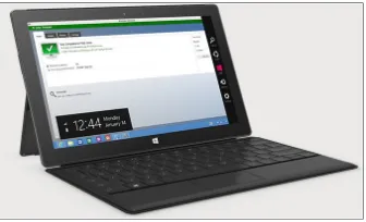 FIGURE 1-1 The Microsoft Surface Pro, released in 2013, was part of the first wave of hybrid devices released with Windows 8.