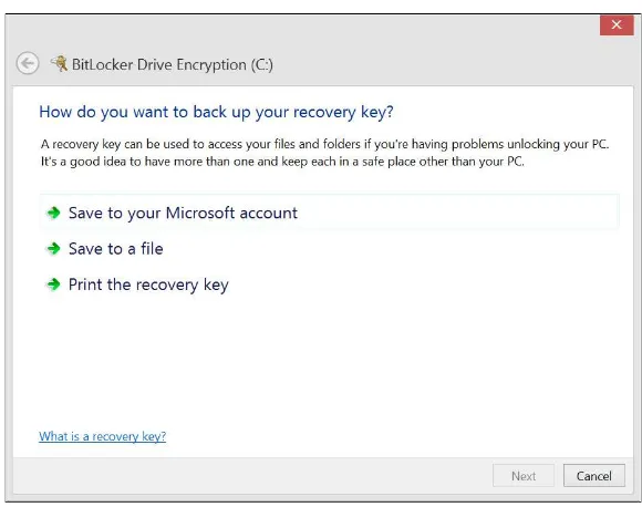 FIGURE 1-5 In previous Windows versions, provisioning BitLocker Drive Encryption required time and IT expertise