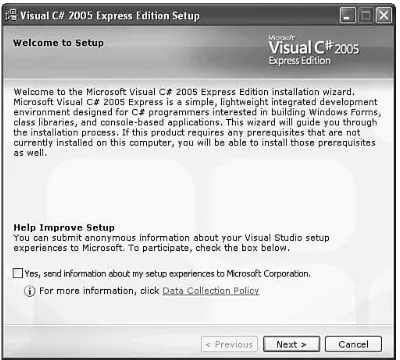 FIGURE 1.2Neither of these options is required to utilize XNA.