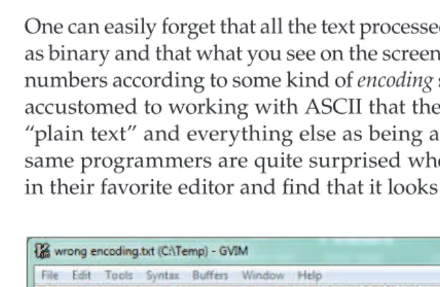 Figure 5-1:  Wrong encoding