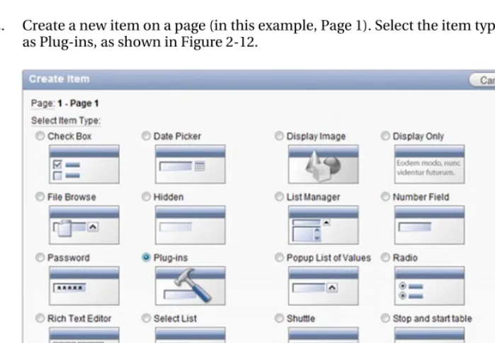 Figure 2-11. Item plug-in Standard Attributes section 