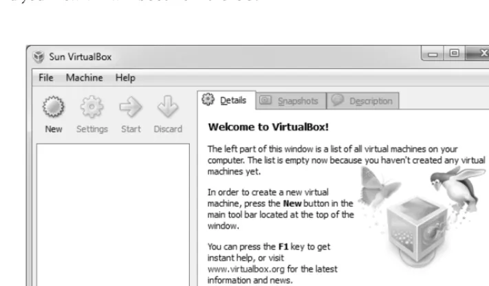 Figure 7-4 VirtualBox console