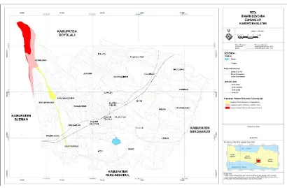 Gambar 4.4 Peta Kawasan Rawan Bencana Gunung Merapi 