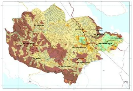 Gambar 4.6 Peta Kelerengan Kabupaten Humbang Hasundutan